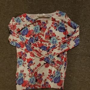 Long sleeve floral shirt